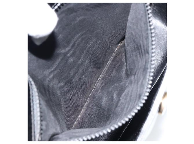 Céline Borsa a Spalla CELINE Smalto Nero Oro Auth ep12376 D'oro - vista 20