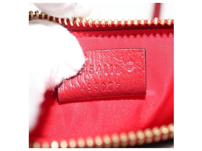 Gucci Borsa a fiori GG Supreme Bengal Tiger in PVC beige e oro 454111 Auth 154913SAM D'oro - vista 22
