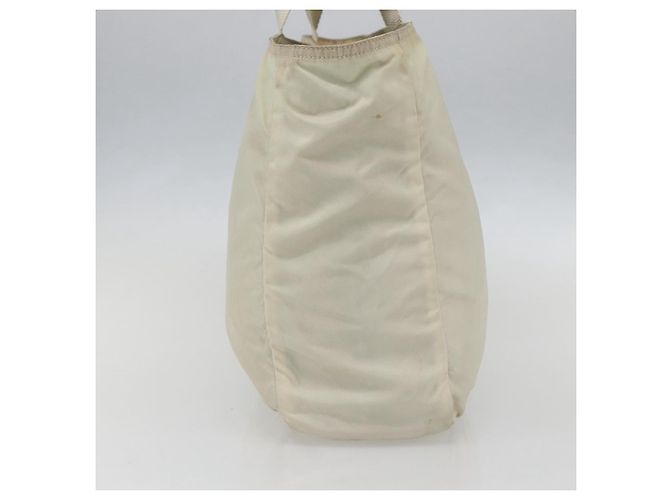Borsa Tote PRADA Nylon Beige Argento Auth bs31362 - vista 4