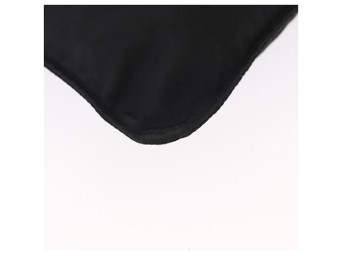 Sac à épaule PRADA en nylon noir argent authentique 151729 Argenté - vue 12