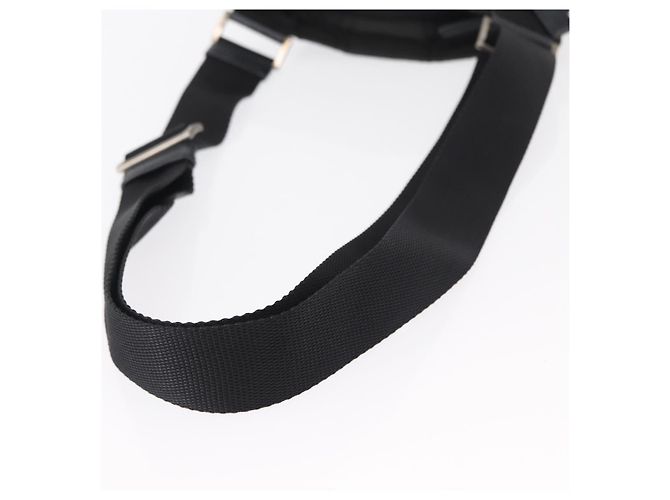 Sac à épaule PRADA en nylon noir argent authentique 151729 Argenté - vue 7