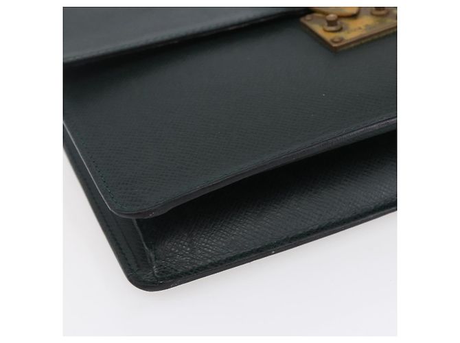 LOUIS VUITTON Pochette Kourad in Taiga Borsa Clutch Épicea M30194 LV Auth th6532 - vista 14