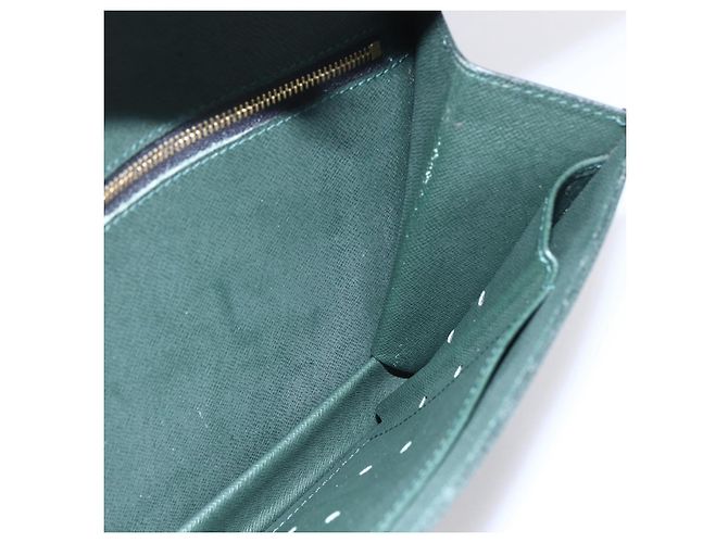 LOUIS VUITTON Pochette Kourad in Taiga Borsa Clutch Épicea M30194 LV Auth th6532 - vista 21