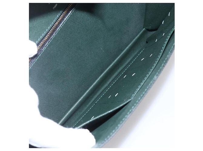 LOUIS VUITTON Pochette Kourad in Taiga Borsa Clutch Épicea M30194 LV Auth th6532 - vista 9
