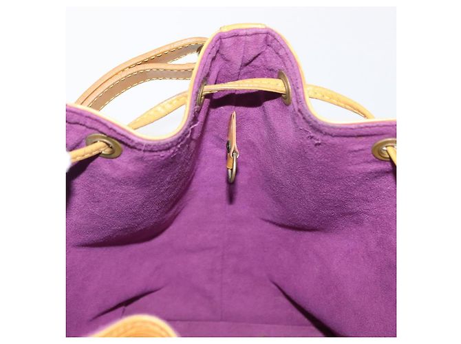 Noe LOUIS VUITTON Borsa a Spalla Petit Noé Epi Gialla M44109 LV Auth 154360 Giallo - vista 19