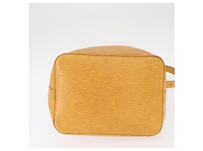 Noe LOUIS VUITTON Borsa a Spalla Petit Noé Epi Gialla M44109 LV Auth 154360 Giallo - vista 5
