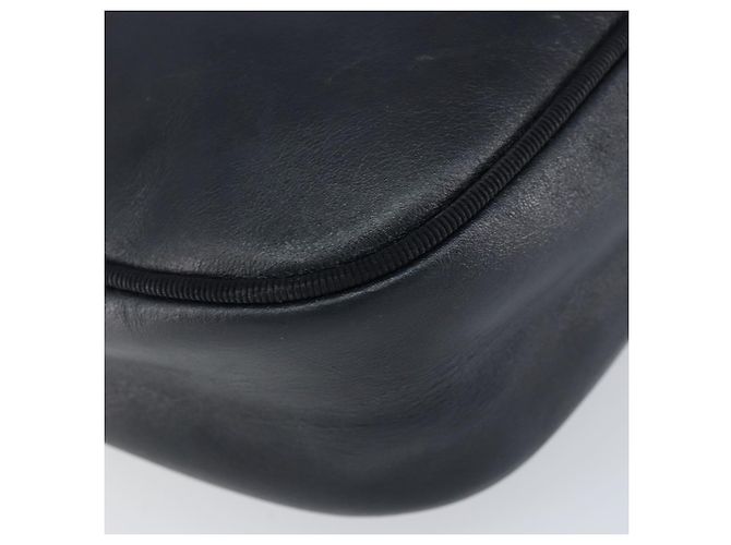 Borsa a Spalla Salvatore Ferragamo Vala in Pelle Blu Navy Oro Auth BA8220 D'oro - vista 11