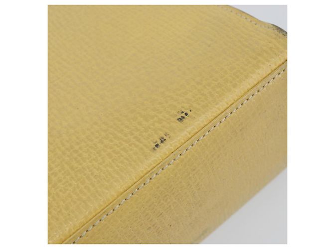 Borsa a Spalla LOEWE in Pelle Gialla Auth ka569 Giallo - vista 10