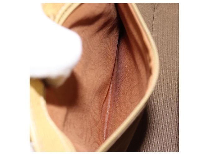 Borsa a Spalla LOEWE in Pelle Gialla Auth ka569 Giallo - vista 12