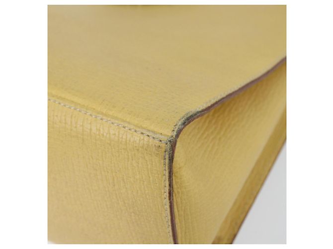 Borsa a Spalla LOEWE in Pelle Gialla Auth ka569 Giallo - vista 14