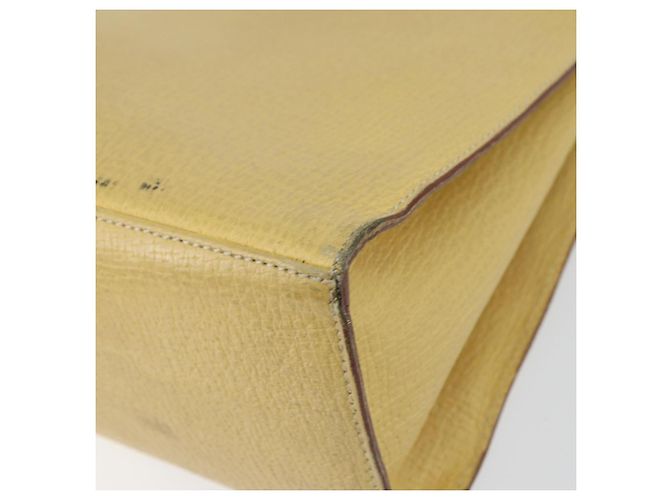 Borsa a Spalla LOEWE in Pelle Gialla Auth ka569 Giallo - vista 15