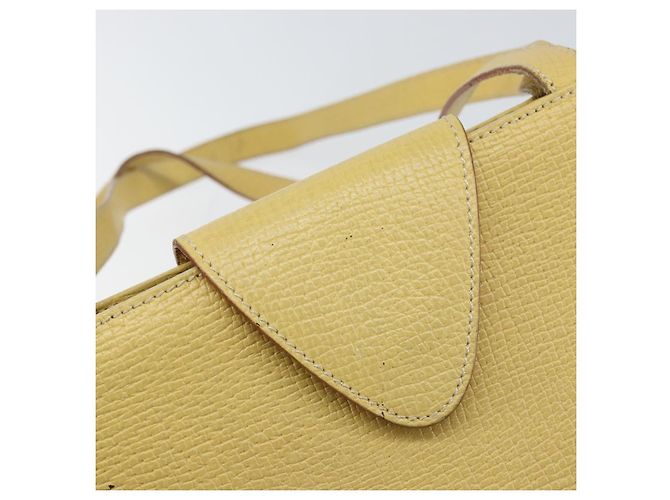 Borsa a Spalla LOEWE in Pelle Gialla Auth ka569 Giallo - vista 17