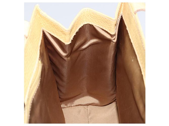 Borsa a Spalla LOEWE in Pelle Gialla Auth ka569 Giallo - vista 19