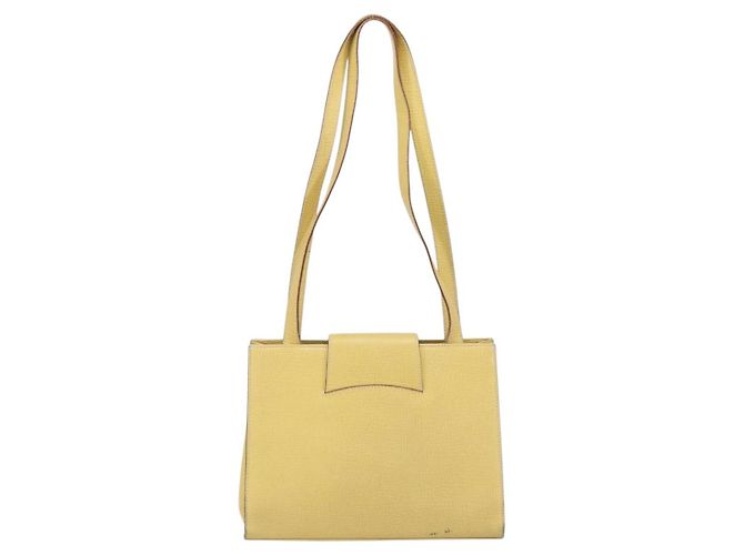 Borsa a Spalla LOEWE in Pelle Gialla Auth ka569 Giallo - vista 2