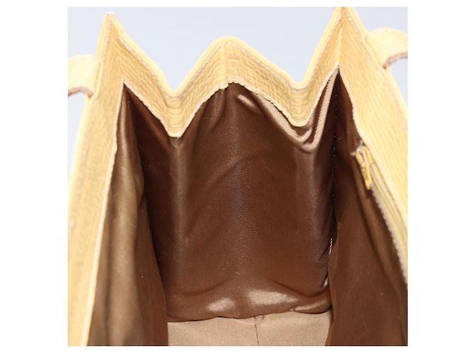 Borsa a Spalla LOEWE in Pelle Gialla Auth ka569 Giallo - vista 20