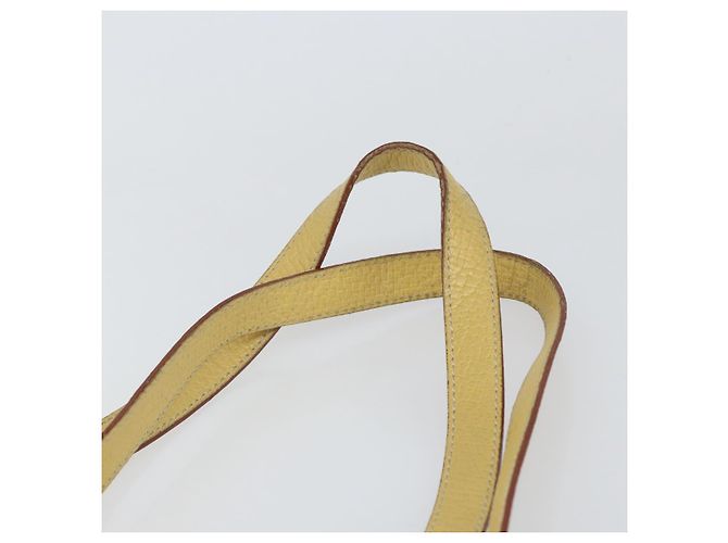 Borsa a Spalla LOEWE in Pelle Gialla Auth ka569 Giallo - vista 8