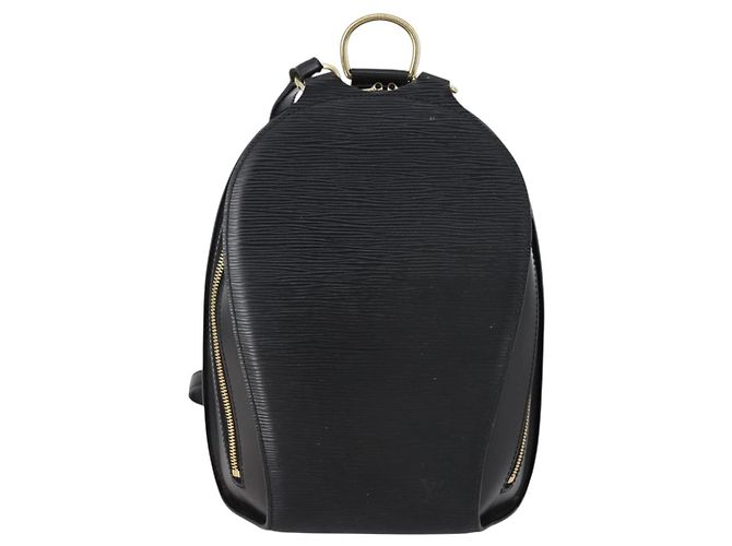 LOUIS VUITTON Zaino Epi Mabillon Nero M52232 LV Auth ar13785 - vista 13