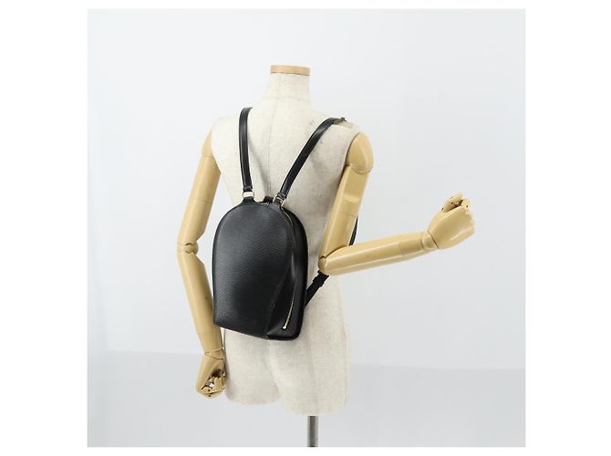 LOUIS VUITTON Zaino Epi Mabillon Nero M52232 LV Auth ar13785 - vista 23
