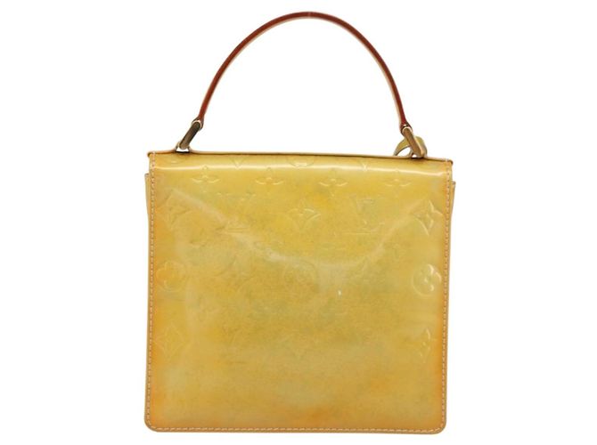 LOUIS VUITTON Borsa a mano Spring Street Monogram Vernis Grigio M91029 LV Auth 155681 - vista 3
