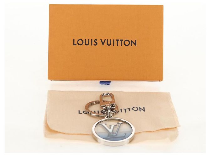 LOUIS VUITTON Schlüsselanhänger Inclusion Charm Metall Silberton M69852 Auth 143031M - Ansicht 11
