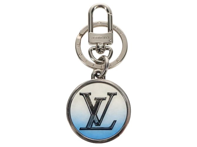 LOUIS VUITTON Schlüsselanhänger Inclusion Charm Metall Silberton M69852 Auth 143031M - Ansicht 2
