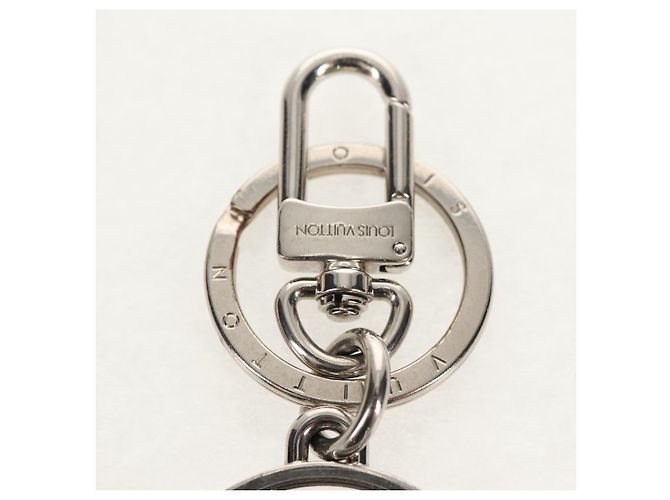 LOUIS VUITTON Schlüsselanhänger Inclusion Charm Metall Silberton M69852 Auth 143031M - Ansicht 4