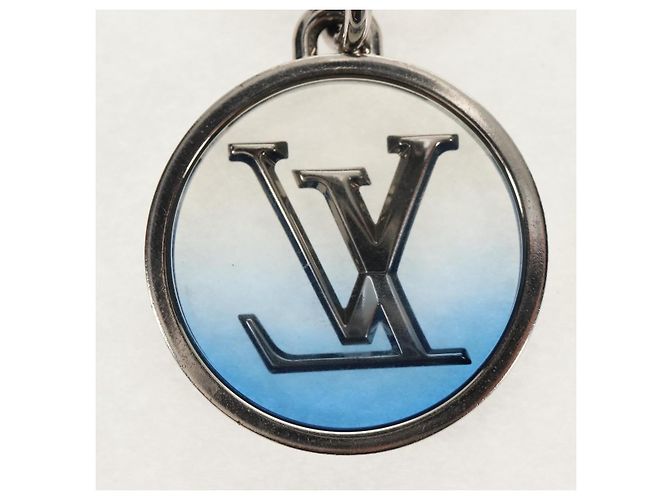 LOUIS VUITTON Schlüsselanhänger Inclusion Charm Metall Silberton M69852 Auth 143031M - Ansicht 6