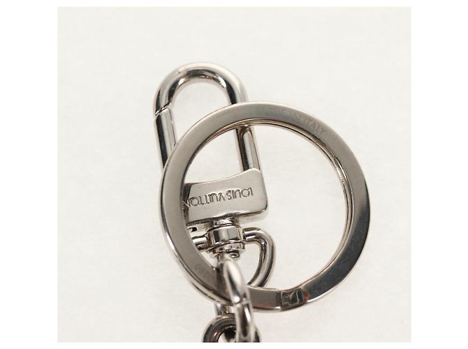 LOUIS VUITTON Schlüsselanhänger Inclusion Charm Metall Silberton M69852 Auth 143031M - Ansicht 7