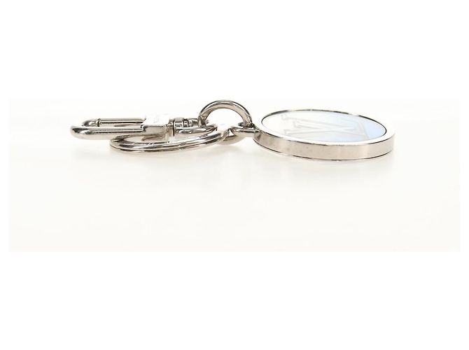 LOUIS VUITTON Schlüsselanhänger Inclusion Charm Metall Silberton M69852 Auth 143031M - Ansicht 8