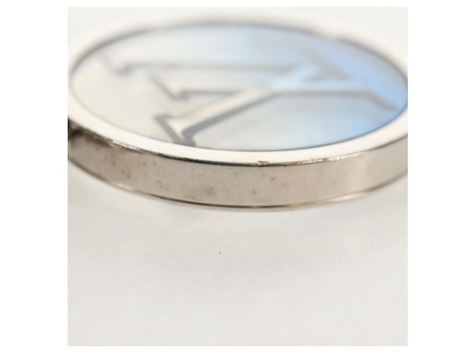 LOUIS VUITTON Schlüsselanhänger Inclusion Charm Metall Silberton M69852 Auth 143031M - Ansicht 9
