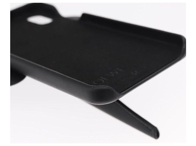 Custodia per iPhone LOEWE in pelle nera Auth bs31448 Nero - vista 16