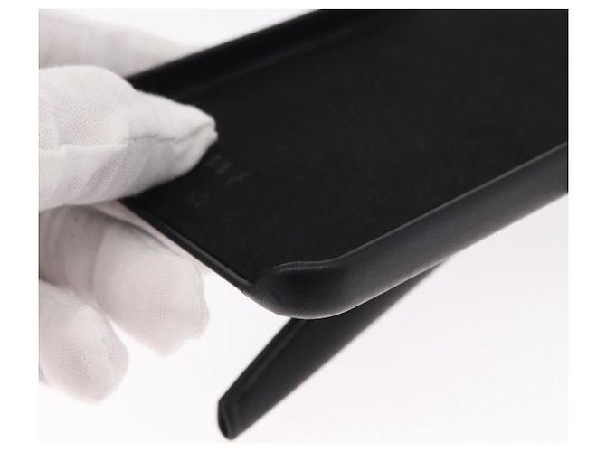 Custodia per iPhone LOEWE in pelle nera Auth bs31448 Nero - vista 17