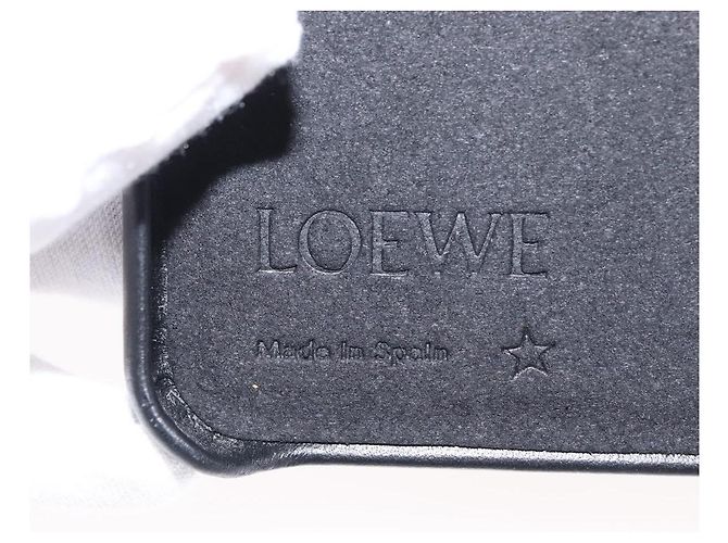 Custodia per iPhone LOEWE in pelle nera Auth bs31448 Nero - vista 18