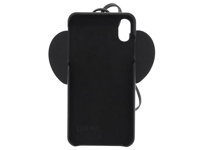 Custodia per iPhone LOEWE in pelle nera Auth bs31448 Nero - vista 2