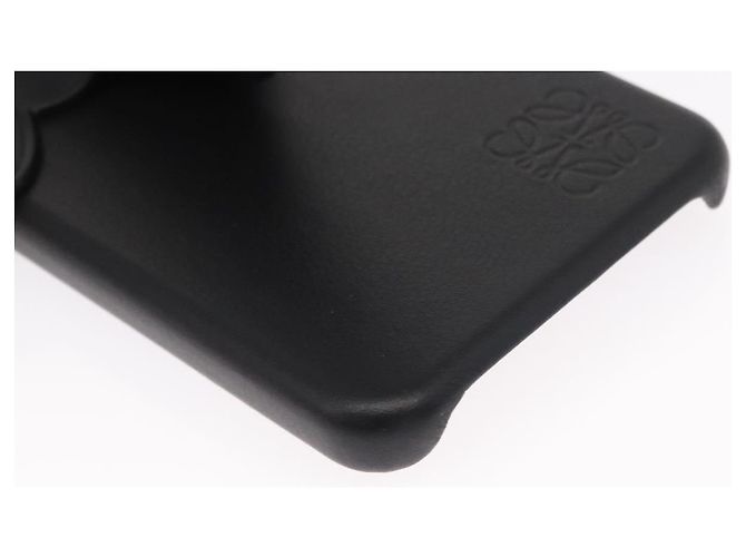 Custodia per iPhone LOEWE in pelle nera Auth bs31448 Nero - vista 8
