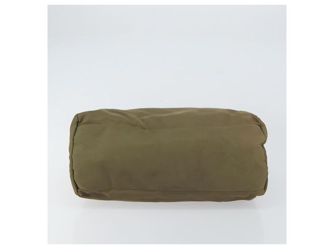 Bolso de mano PRADA de nailon caqui plateado auténtico bs31364 Plata - vista 9