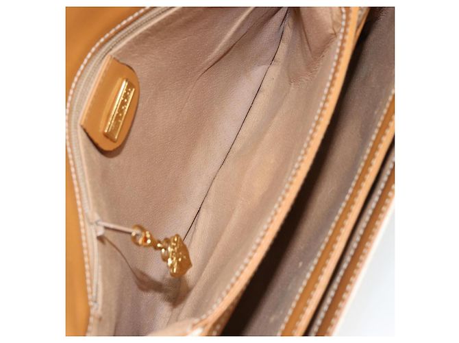Gucci Borsa a Spalla Micro GG Supreme PVC Avorio Oro 001 406 1780 Auth ep12179 D'oro Crudo - vista 21