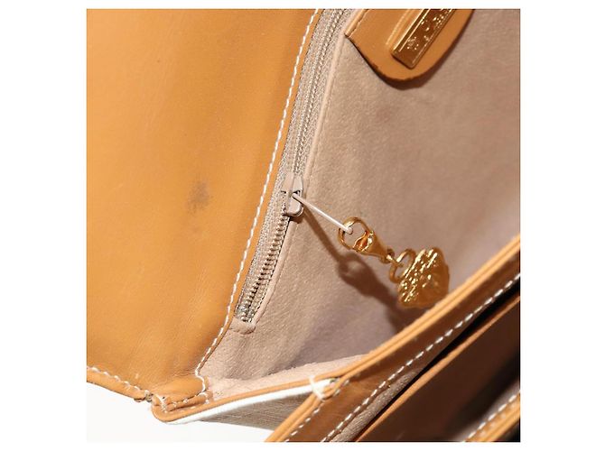 Gucci Borsa a Spalla Micro GG Supreme PVC Avorio Oro 001 406 1780 Auth ep12179 D'oro Crudo - vista 22
