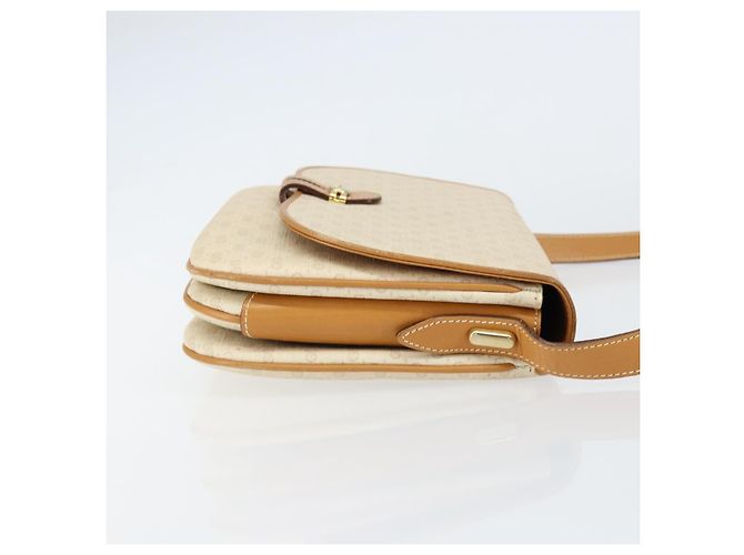 Gucci Borsa a Spalla Micro GG Supreme PVC Avorio Oro 001 406 1780 Auth ep12179 D'oro Crudo - vista 4