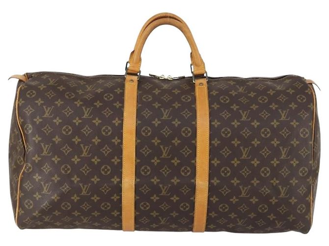 LOUIS VUITTON Borsa Boston Monogram Keepall 60 M41422 LV Auth ar13806 Monogramma - vista 2