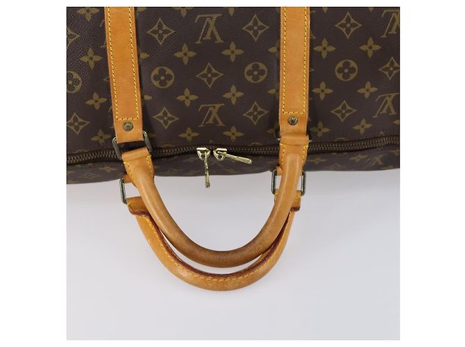 LOUIS VUITTON Borsa Boston Monogram Keepall 60 M41422 LV Auth ar13806 Monogramma - vista 7