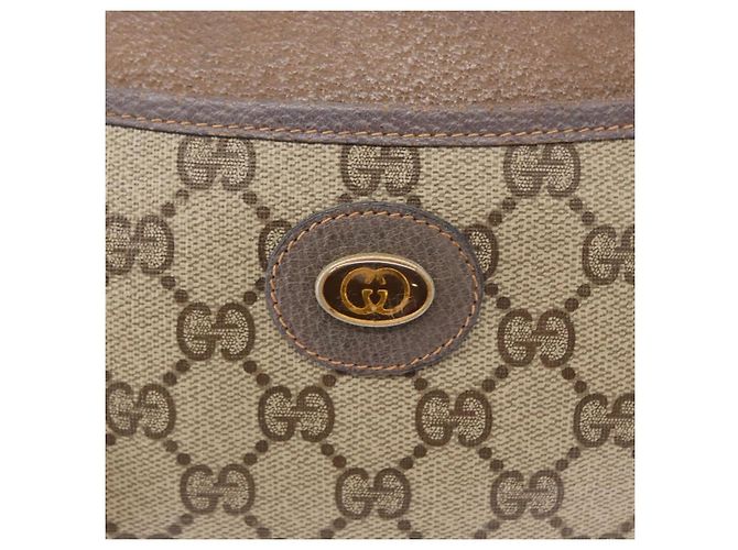 Gucci Borsa a Spalla GG Supreme PVC Beige 904 02 020 Auth 155207 - vista 14