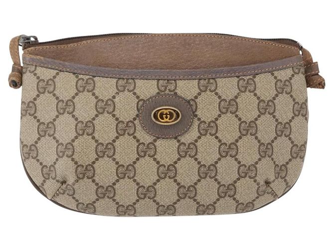 Gucci Borsa a Spalla GG Supreme PVC Beige 904 02 020 Auth 155207 - vista 2