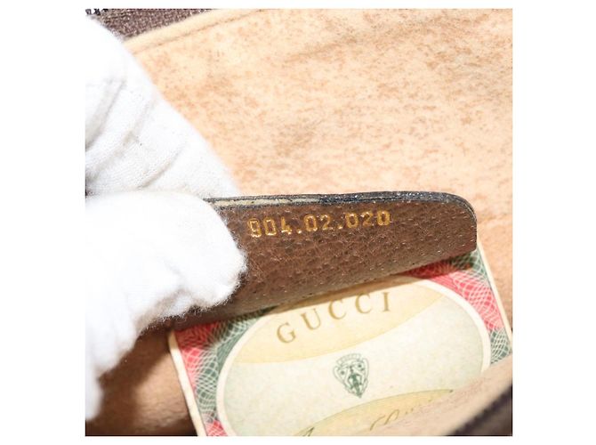 Gucci Borsa a Spalla GG Supreme PVC Beige 904 02 020 Auth 155207 - vista 21
