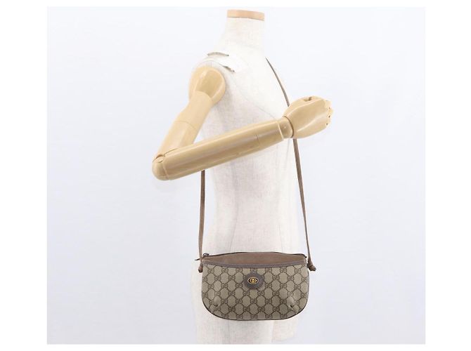 Gucci Borsa a Spalla GG Supreme PVC Beige 904 02 020 Auth 155207 - vista 22
