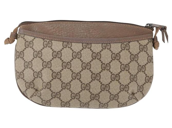 Gucci Borsa a Spalla GG Supreme PVC Beige 904 02 020 Auth 155207 - vista 3