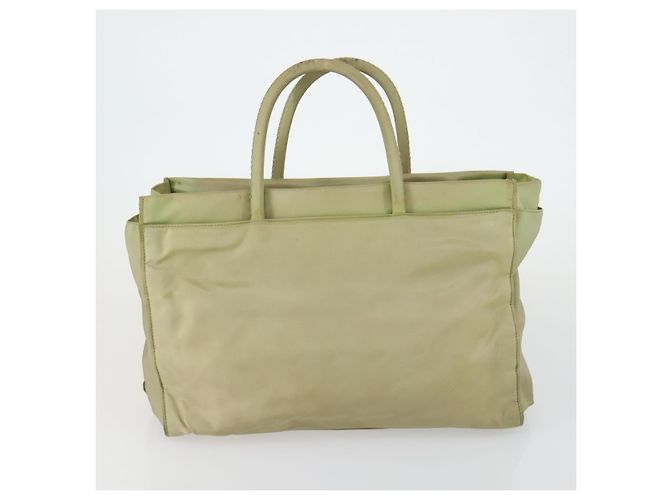 PRADA Borsa a Mano Nylon 2 Set Nero Beige Auth 151501 - vista 11