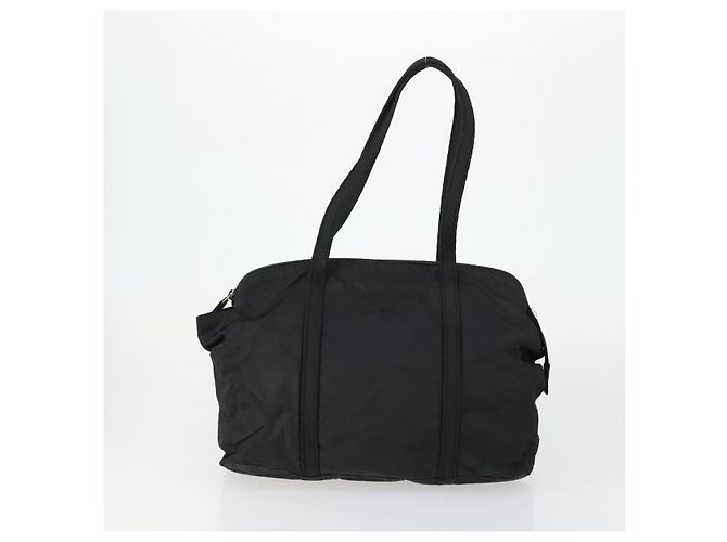 PRADA Borsa a Mano Nylon 2 Set Nero Beige Auth 151501 - vista 2