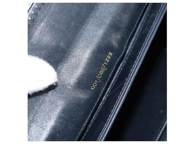 Gucci Borsa a Spalla GG Supreme in PVC Navy Gold 001 085 1368 Auth 158804 - vista 23