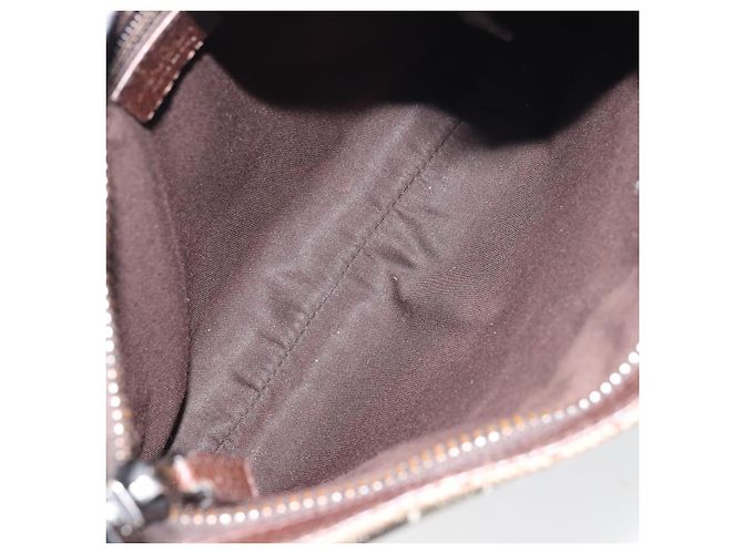 Borsa a Spalla GG Canvas Gucci Beige Argento 122793 Auth 156411 - vista 17
